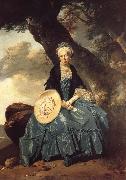 Johann Zoffany Mrs Oswald oil on canvas